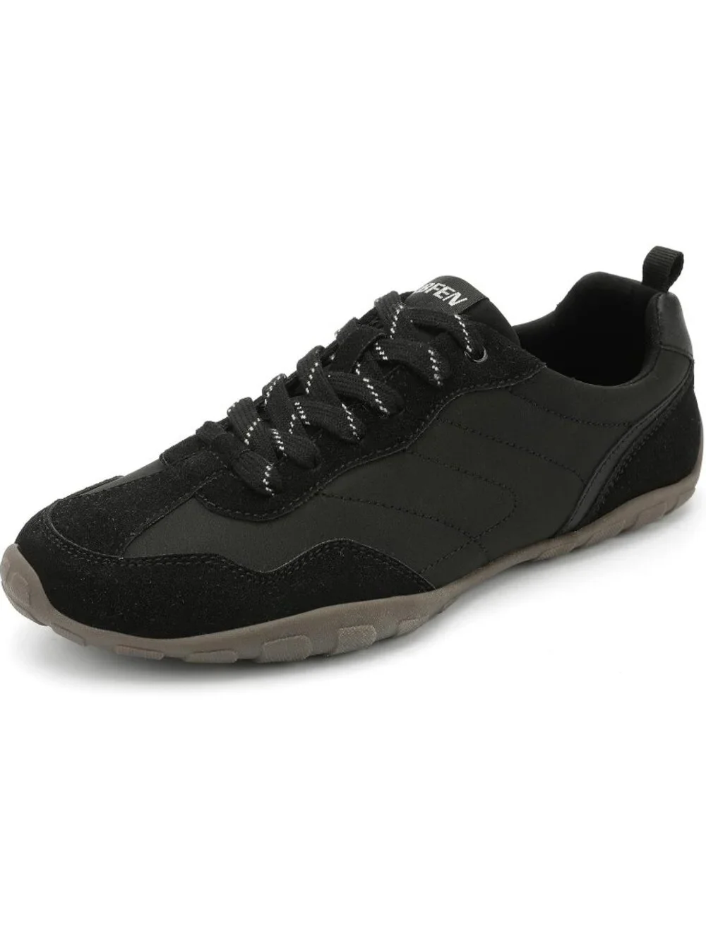 Women's Black Retro Fashion Lightweight Comfortable Walking Tennis Sneaker Shoes